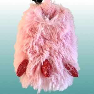 Toddlers Wonder Nation Pink Claw Furry Slippers Size 2